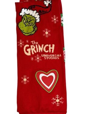Universal The Grinch Red Holiday Scarf